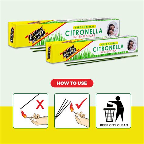 Citronella Natural Incense Sticks | Fragrance Agarbatti - Midas Hygiene ...