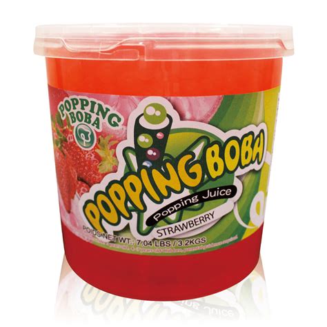 POPPING BOBA - STRAWBERRY | 3.2 KG - Bubbletea supplies