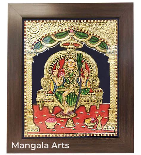 Lalithambikai Tanjore Painting | Mangala Arts