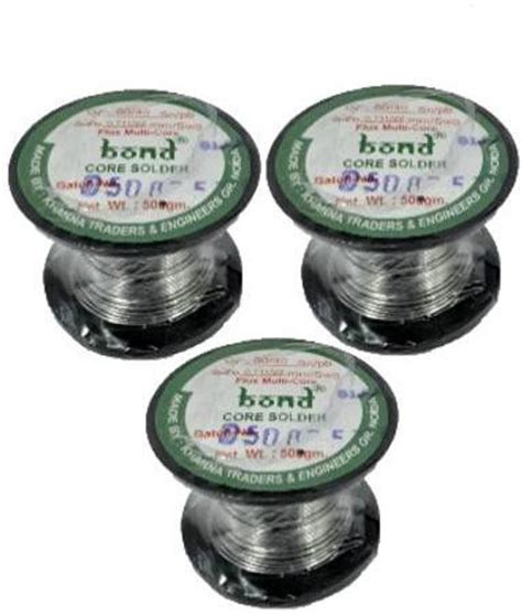 Bond Solder Wire 60/40 Tin/Lead Cored Solder wire swg 22. Weight - 50 ...