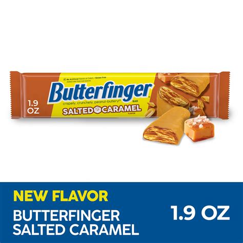 Butterfinger Salted Caramel Flavor, Peanut Buttery Candy Bars with ...