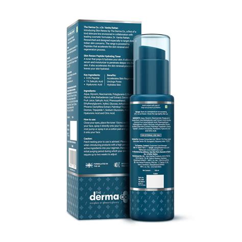 Skin Renew Peptide Hydrating Toner with Peptide & Hyaluronic Acid - 100 ...