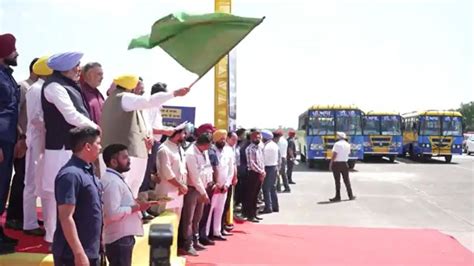 punjab prtc new buses launch patiala bhagwant mann development projects ...