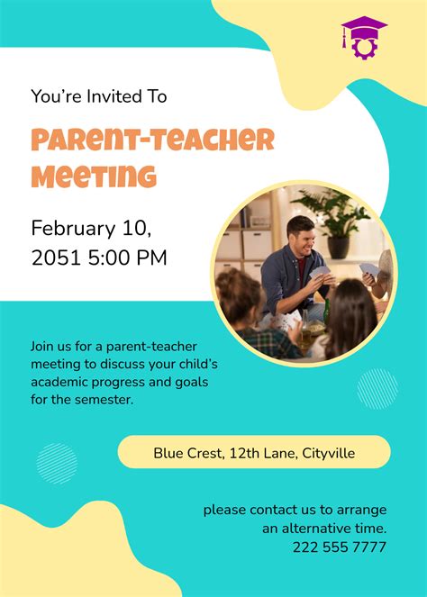 Parent Teacher Conference Flyer Template