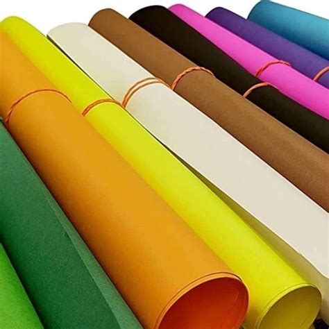 Multicolor Chart Paper/Sheet (200GSM) - 70x56cm - 10 Shades