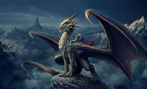 Download Mystical Dragon Wallpaper | Wallpapers.com