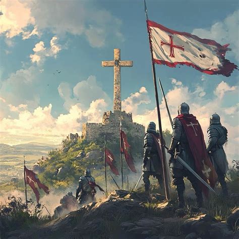 Ave Christus Rex in 2025 | Fantasy concept art, Crusader knight, Jesus ...