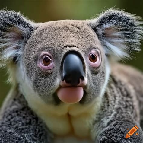 Meerkat With Down Syndrome Rare Photo Of A Koala With Down Syndrome On