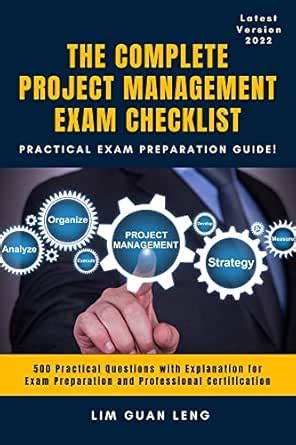 Mega Project Management Exam Checklist : 500 Practical Questions ...