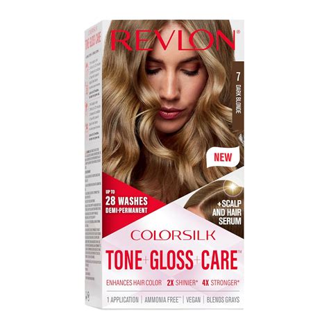 Amazon.com : Revlon ColorSilk Tone + Gloss + Care Demi Permanent Hair ...