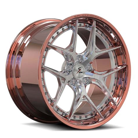Gold Custom Forged Deep Dish/Concave Wheels&Rims - Splux Luxury Wheels