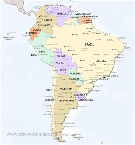 South America Capitals Quiz