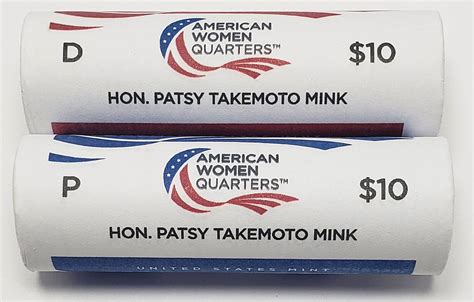 2024 P & D PATSY TAKEMOTO MINK QUARTERS *BU UNCIRCULATED* **FREE SHIPPING** – Sclora Enterprises