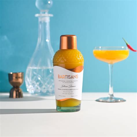 Indian Summer – Mango, Chili & Cilantro Cocktail Mixer | Bartisans