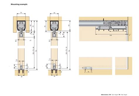ENOX Wooden Sliding Folding Fitting System ESLD - 1508 - 1 | Enox India