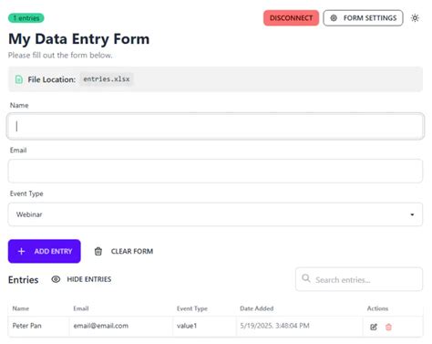 Image result for How to Make an Excel Data Entry Form Using Python