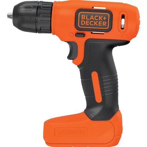 Black & Decker 8V Lithium-Ion 3/8 In. Cordless Drill Kit with Battery ...