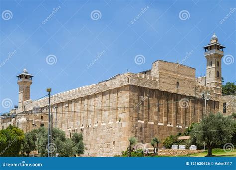 Cave of the Patriarchs, Cave of Machpelah in Hebron, Israel Stock Photo ...