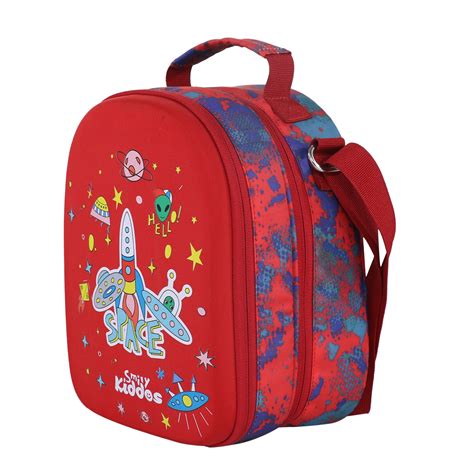 Hardtop Eva Lunch Bag - Space Theme - Red – Smily Kiddos