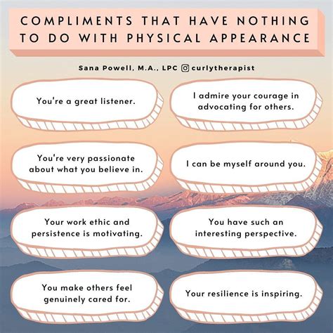 Sana, M.A., LPC • Therapist 🇮🇳 on Instagram: “⁣☀Intentional Compliments ...