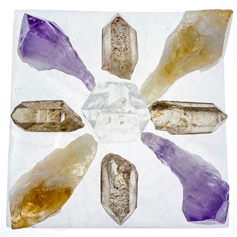Satin Spar Selenite Square Crystal Charging Plate | The Magic Is In You