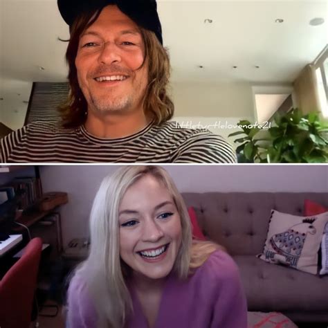 Emily Kinney And Norman Reedus Talking Dead Guests Are Norman Reedus,