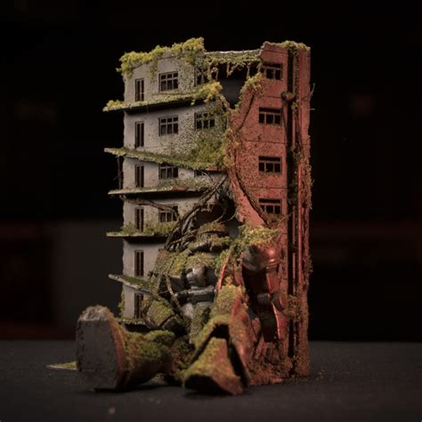 Building Gundam Ruins – Diorama Challenge – Modelrailroader.ca