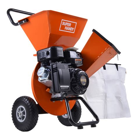 SuperHandy, 3in.1 Wood Chipper, Engine Displacement 212 cc, Horsepower ...