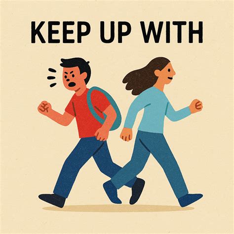 keep up with meaning and examples | Developer's blog