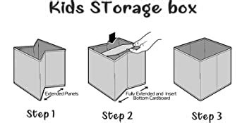 House of Quirk Foldable Fabric Basket Bin, Collapsible Storage Cube for ...