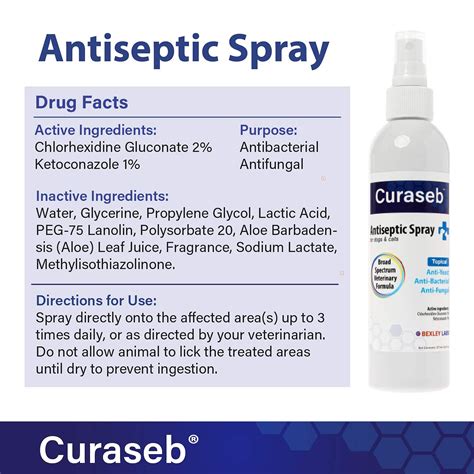 Curaseb Medicated Chlorhexidine Hot Spot Treatment for Dogs & Cats ...