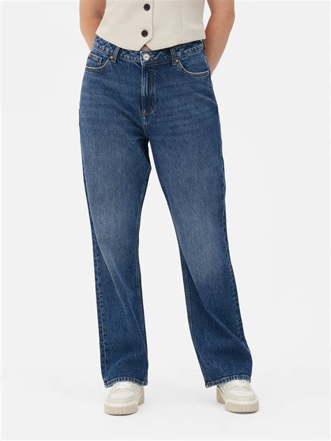 Women's Indigo Straight Leg Jeans | Primark