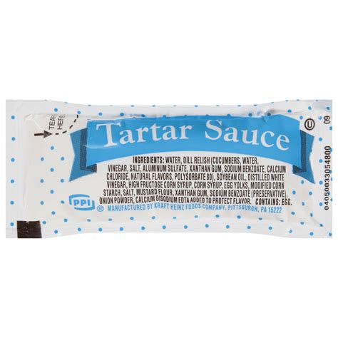 Ppi Single Serve Tartar Sauce, 5.29 LB | Away From Home