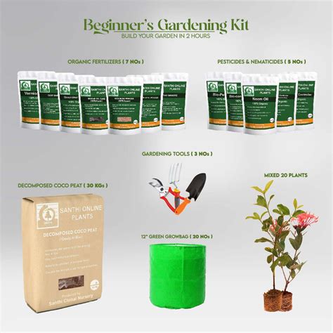 Your Starter Gardening Kit For Beginners-1 : Creates Beautiful Environ ...