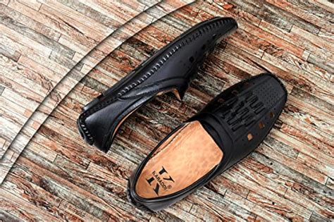Buy Karaddi Hand Stitched Men's Loafer 6061 Back Open Shoes for Men ...