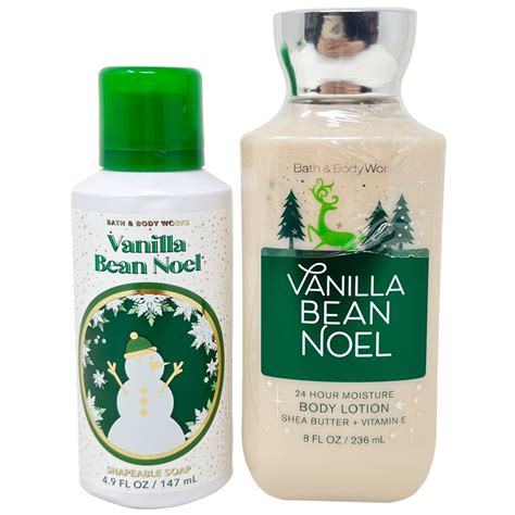 Bath & Body Works Vanilla Bean Noel Duo Gift Set - 24 HR Moisture ...