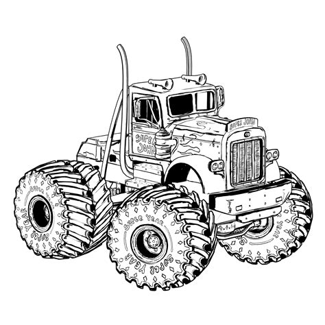 Printable Monster Jam Coloring Pages For Kids [2025]
