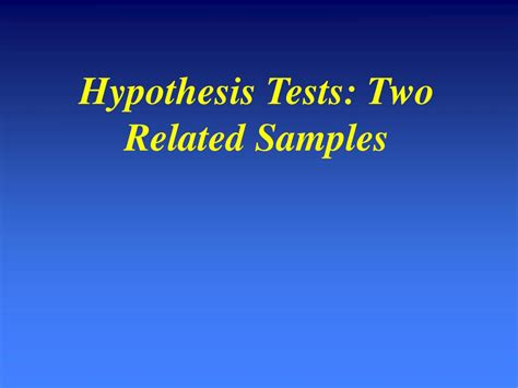 Image result for Hypothesis Test with Two Samples Example