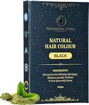 The Ayurveda Rituals - Natural Beard & Moustache Black Colour For Men ...