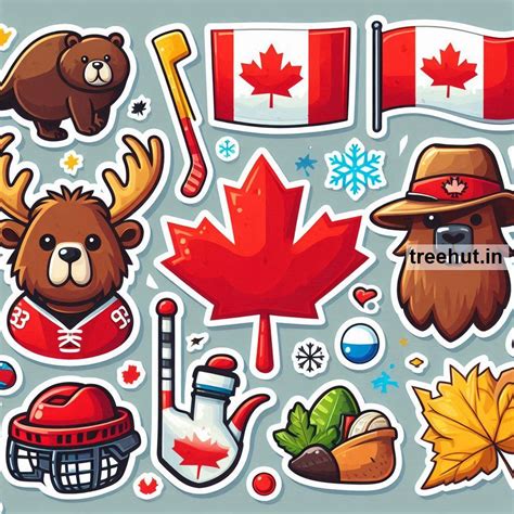 Printable Canada Stickers and 50 Canada Day Craft Activities for Kids ...