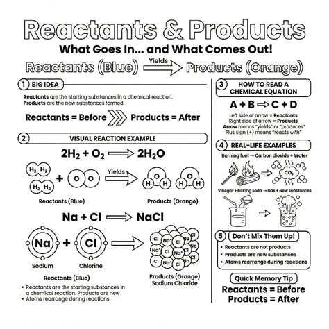 What Is The Difference Between Reactants And Products