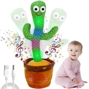 DeskFlex Interactive Dancing Cactus – Talks, Sings & Records Voice ...
