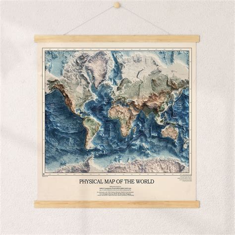 Big World Map Physical 的图像结果