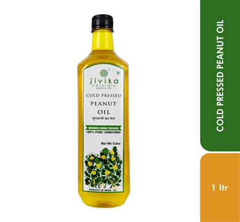Buy Cold Pressed Peanut Oil 1ltr Online from Jivika Naturals at Best Price