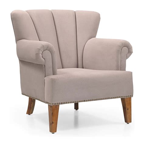 Serelith Mid-Century Modern Upholstered Armchair with Wooden Legs ...