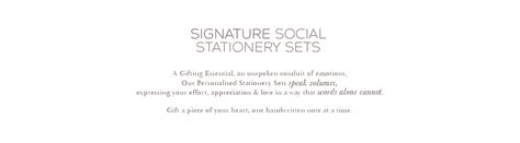 SOCIAL STATIONERY SETS