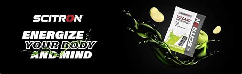 Scitron Volcano Pre Workout 300g - (60 Servings | 4g Beta Alanine | 1 ...