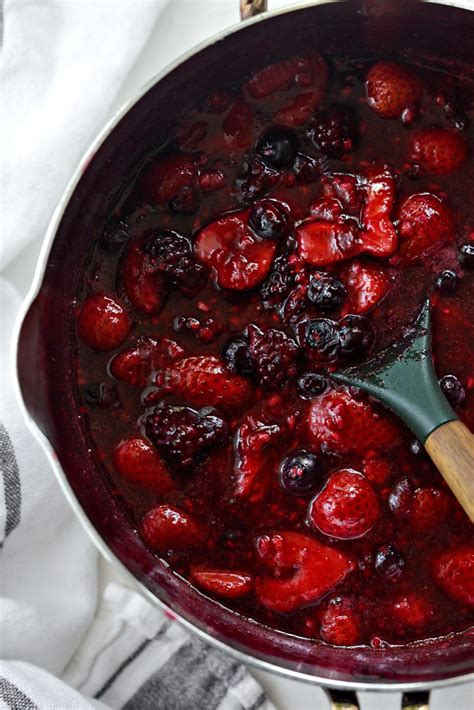 Mixed Berry Compote - Simply Scratch