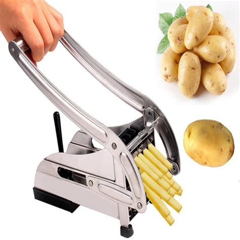 EMNDR Stainless Steel Home French Fries Potato Chips Strip Cutting ...