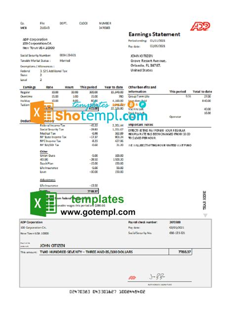 Image result for ADP ePIP File Format Template